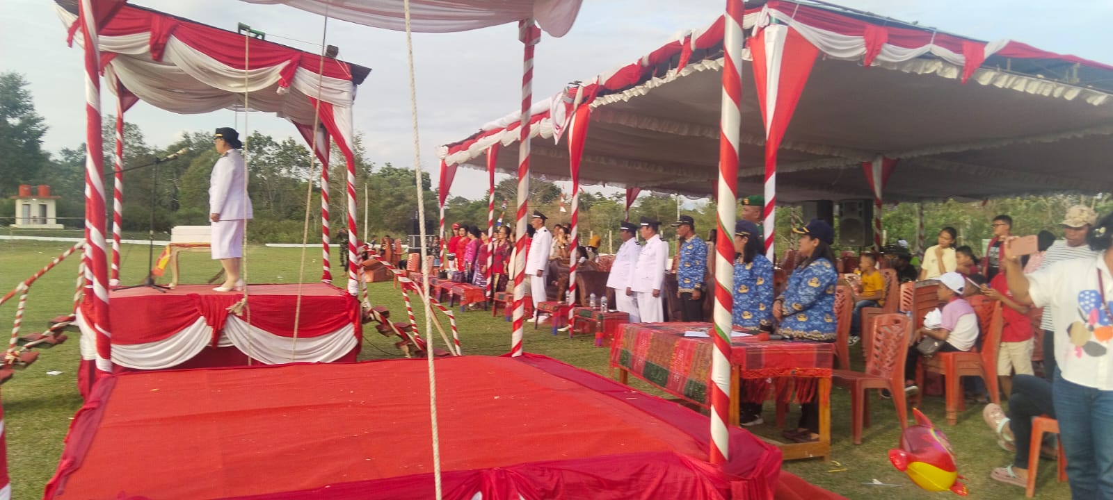 Semangat Kemerdekaan Berkobar di Tampahan, Perayaan HUT RI Ke – 80 Sukses Digelar