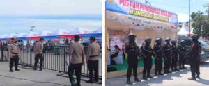 Polda Sumut All Out Amankan Event Internasional Aquabike dan F1 Powerboat di Balige