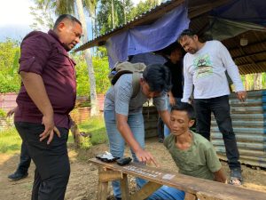 Polrestabes Medan GSN di Desa Durin Simbelang, 26 Paket Sabu Diamankan