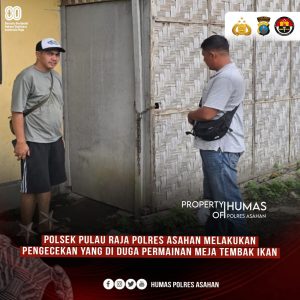 Polsek Pulau Raja Cek Lokasi Diduga Judi Tembak Ikan, Ini Hasilnya !!
