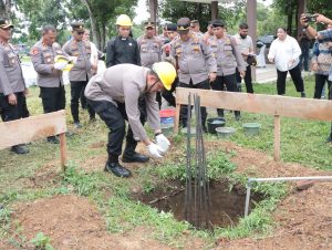 Kapolres Binjai Groundbreaking Gereja Oikumene