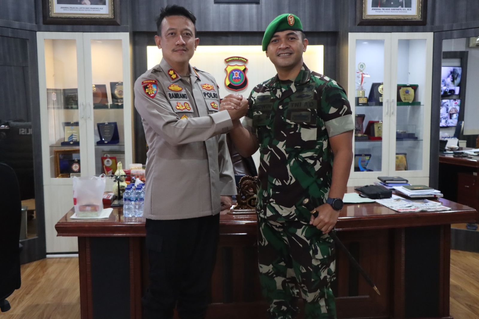 Kapolres Binjai Sambut Hangat Kunjungan Dandim 0203/Langkat
