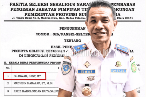 Ketua Pansel Bungkam Soal Iswar Lubis Urutan Pertama Hasil Lelang Kadishub Sumut