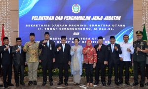Bobby Nasution Lantik Togap Simangunsong Jadi Sekdaprov Sumut