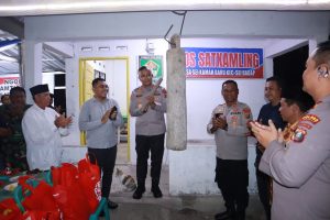 Polres Asahan Resmikan Pos Satkamling ‘BERUANG MERAH’ di Desa Sei Kamah Baru