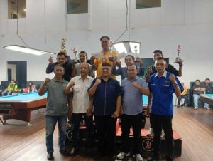Turnamen Biliar Antar Wartawan Berakhir, Salomo Ingin Digelar Lebih Besar