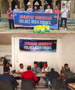 Polres Aceh Singkil Gelar Jumat Curhat dan Coffee Morning Bersama Warga Singkil Utara