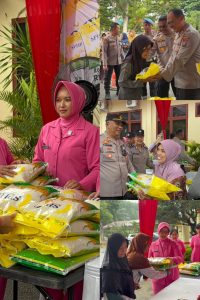 Polres Langkat Gelar Gerakan Pangan Murah