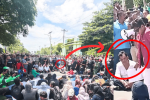 Polisi Kecolongan, Aksi Demonstrasi di Tebing Tinggi Disusupi DPO