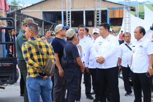 Bupati Samosir dan Wabup Monitoring Persiapan Venue Utama TOTK