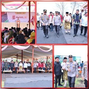 Kapolda Riau Beserta Kapolres Bengkalis serta Himpunan Mahasiswa Persis Tanam Mangrove di Bengkalis