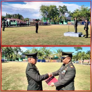 Kodim 0109/Aceh Singkil Gelar Upacara HUT ke-80 TNI, Babinsa Terima Satyalancana Dharma Bantala
