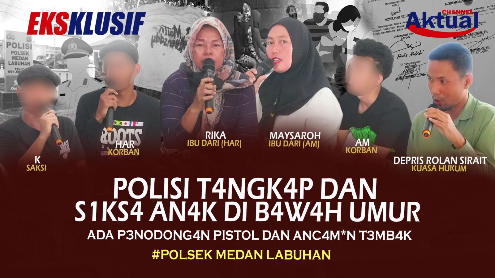Polsek Medan Labuhan (Diduga) Tangkap dan Siksa Anak di Bawah Umur, Ada Penodongan Pistol dan Ancaman Tembak