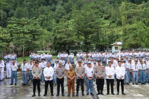 Kapolres Tapteng Imbau Ratusan Pelajar SMKN 3 Sibolga : Jauhi Narkoba dan Taati Hukum di Sekolah dan Jalan Raya
