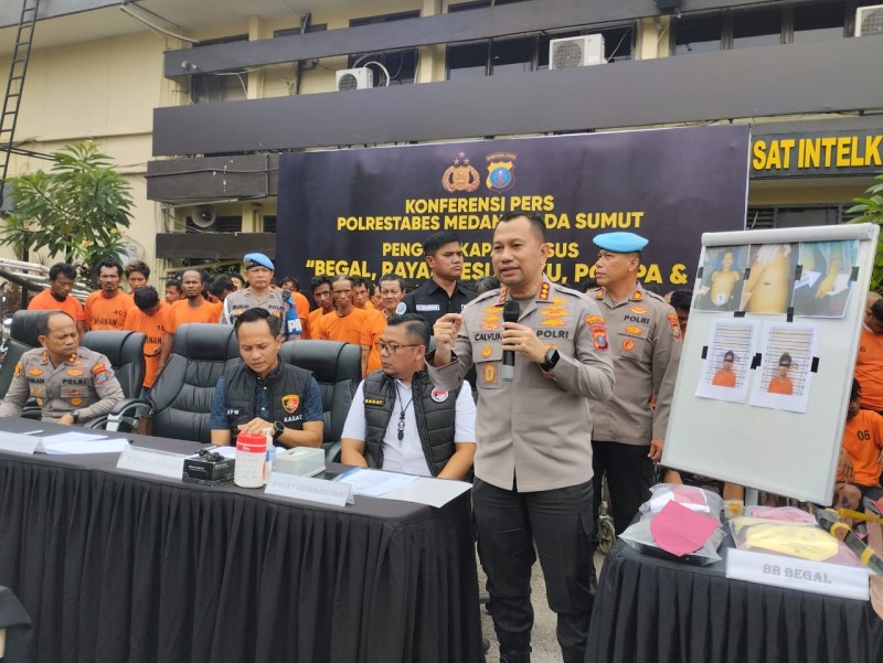 Polrestabes Medan Sikat 147