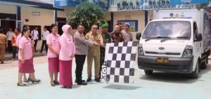 Wakil Bupati Karo Hadiri Launching MBG di SMP Kemala Bhayangkari 2 Kabanjahe