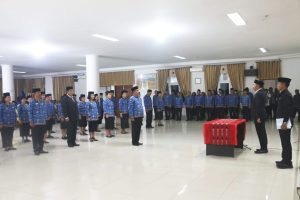 Bupati Taput Lantik 44 Kepala Sekolah dan Direktur PDAM Mual Natio