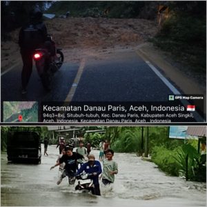 Curah Hujan Tinggi Picu Banjir dan Longsor, Akses Utama Aceh Singkil Terputus
