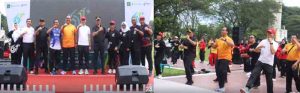 Kapolres Langkat Hadiri Peringatan HKN Ke-61 di Alun-Alun T.Amir Hamzah
