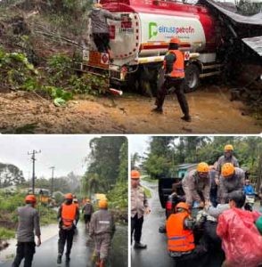 Respons Cepat Polda Sumut Selamatkan Warga di Wilayah Longsor dan Banjir Sumatera Utara