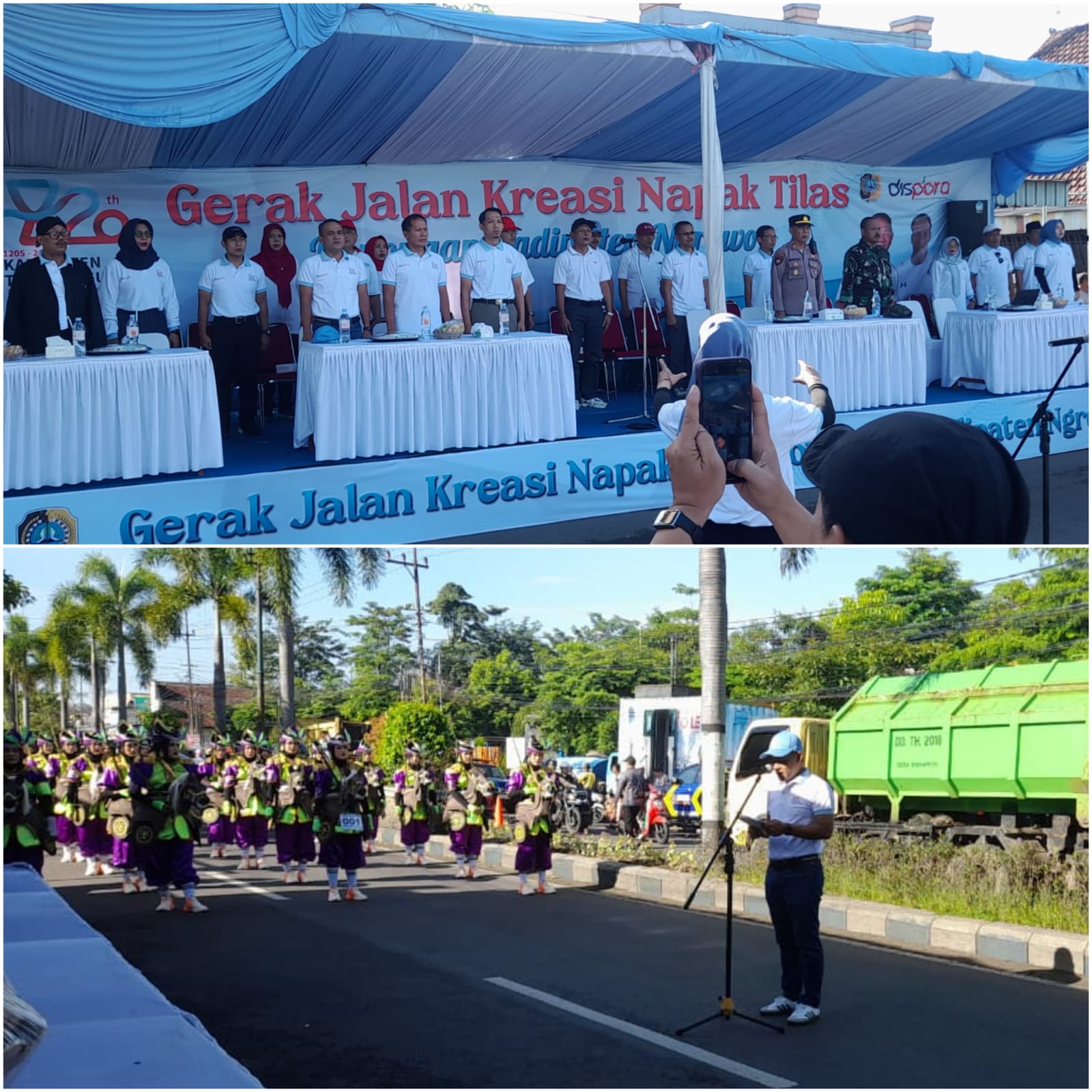 Dispora Tulungagung Hidupkan Semangat Sejarah Lewat Gerak Jalan Kreasi Napak Tilas Ketandan 2025