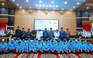 Bupati Anwar Sadat Lepas Kafilah MTQ Tanjab Barat