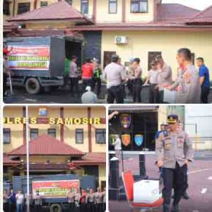 1 Truck Bantuan Kemanusiaan dari Polres Samosir untuk Masyarakat Terdampak Bencana di Sumatera Utara