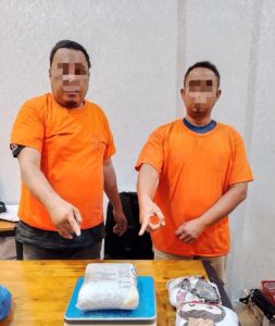 Polda Sumut Ringkus Dua Kurir 2,7 kg Sabu