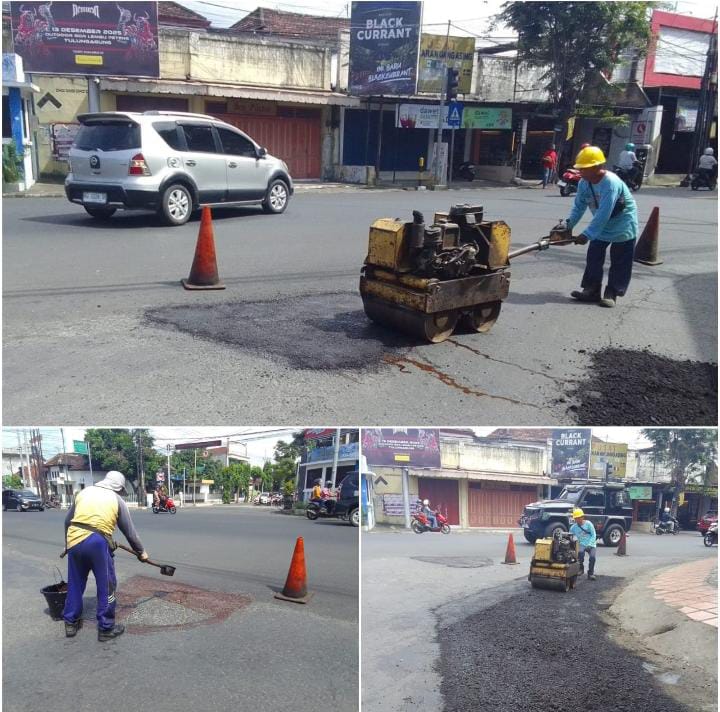 Dinas PUPR Tulungagung Tegaskan Komitmen Pemeliharaan Jalan, UPT PJJ Rawat Ruas Tamanan–Boyolangu