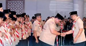 Sekda Kabupaten Karo Hadiri Pelantikan Pengurus Mabida, Kwarda dan LPK Sumut
