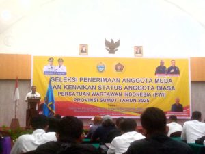 Seleksi Anggota Muda dan Biasa PWI Sumut 2025 Membludak, Farianda Sinik: Alhamdulillah