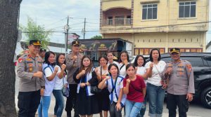 Kapolres Binjai bersama Yayasan Bhakti Sosial Melepas Bantuan Untuk Korban Banjir Aceh Tamiang