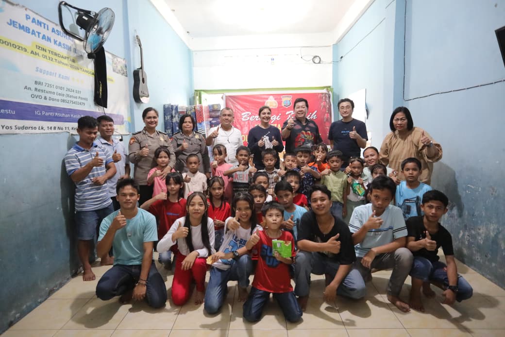 Menebar Kasih Natal, Polda Sumut Hadirkan Harapan bagi Anak-Anak Panti Asuhan