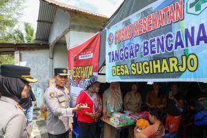 Polda Sumut Turun ke Batang Kuis,Pastikan Penanganan Banjir Berjalan Cepat dan Serahkan Bantuan untuk Warga