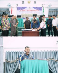 APBD 2026 Disahkan, Pemkab dan DPRD Toba Resmi Tandatangani Nota Kesepakatan