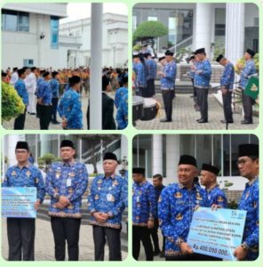Pemkab Tapanuli Utara Terima Bantuan KORPRI untuk Penanganan Bencana Alam