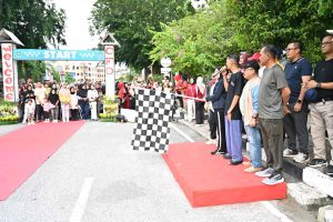 Car Free Day HUT Ke-24 PT. BLJ Bengkalis, Ribuan Warga Padati Lapangan Tugu