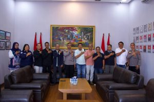 Kapolres Asahan AKBP Revi Nurvelani, S.H., S.I.K., M.H. Terima Silaturahmi Pengurus PWI Kabupaten Asahan