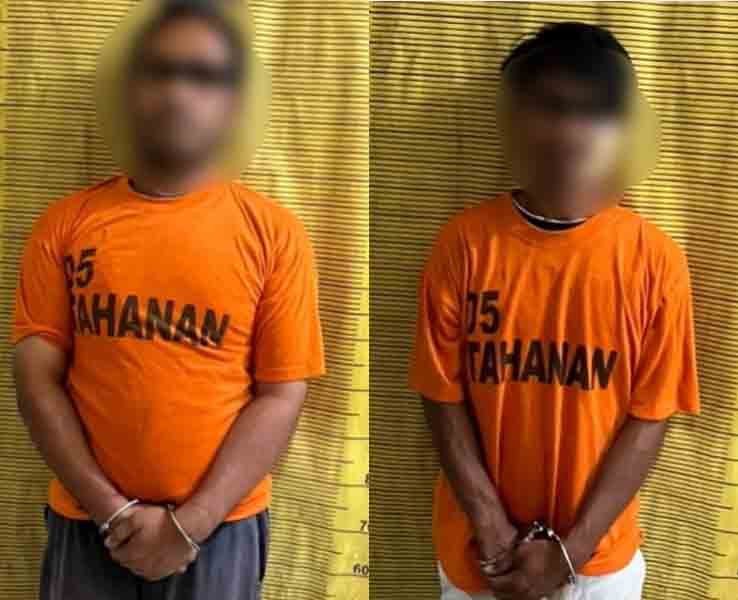 Meresahkan Dikampung Sendiri, Dua Pria Digelandang ke Polres Binjai