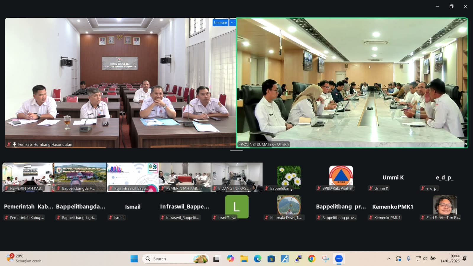 Pemerintah Kabupaten Humbahas Rapat Rehabilitasi dan Rekonstruksi Pascabencana di Sumatera Utara