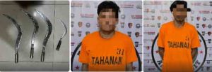 Tim Gabungan Jatanras Polda Sumut dan Polres Pelabuhan Belawan Tangkap Tiga Pelaku Tawuran