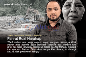 Narasumber Aktual Diancam Roni Irawan Terkait Berita Tangkap RHM Terduga Aktor Tunggal Percobaan Pembunuhan Nenek Saudah di Pasaman