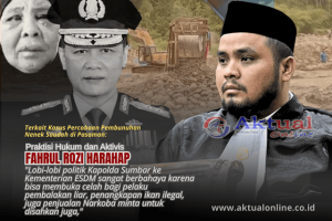 Kapolda Sumbar Buka Celah Segala Aktivitas Ilegal Bisa Jadi Legal, Praktisi Hukum: KPK Harus Periksa Irjen Pol Gatot Tri Suryanta
