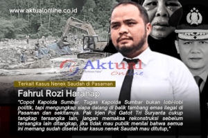 Lobi-lobi Politik Tambang Emas Ilegal Kapolda Sumbar, Fahrul Rozi Harahap: Copot Irjen Pol Gatot Tri Suryanta