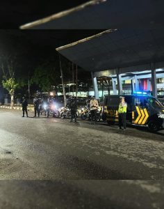 Brimob Polda Sumut Gelar Patroli Skala Besar, Antisipasi Gangguan Kamtibmas di Tiga Rayon