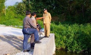 Bupati Karo dan Wakil Bupati Karo Tinjau Hasil Pembangunan Saluran Drainase Tigapanah
