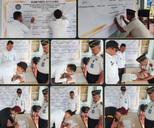 Rutan Sibuhuan  Gelar Penandatanganan Komitmen Bersama dan Fakta Integritas