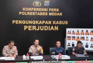 100 Hari Kinerja Kapolrestabes Medan,Percut Sei Tuan Juara I Kasus Judi, Disusul Pancur Batu dan Medan Barat