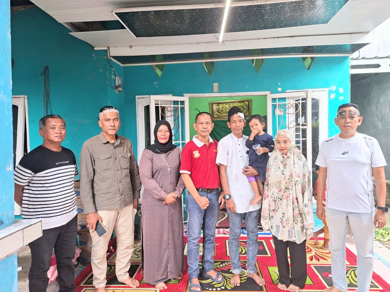 Wujudkan Solidaritas, Pewarta Polrestabes Medan Takziah ke Kediaman Redaktur Sumut 24