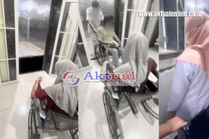 Pasien RSU Natama Tebing Tinggi Keluhkan Naik Lift Barang Tanpa Pintu dan Lantai Terkelupas